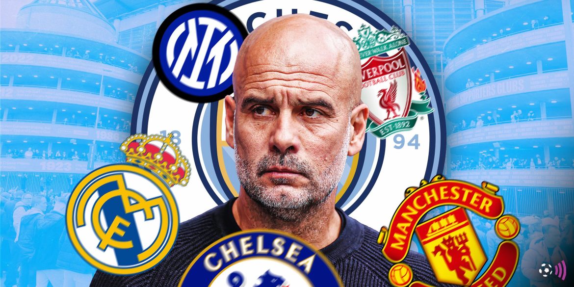 The 11 teams Pep Guardiola has the worst head-to-head records against